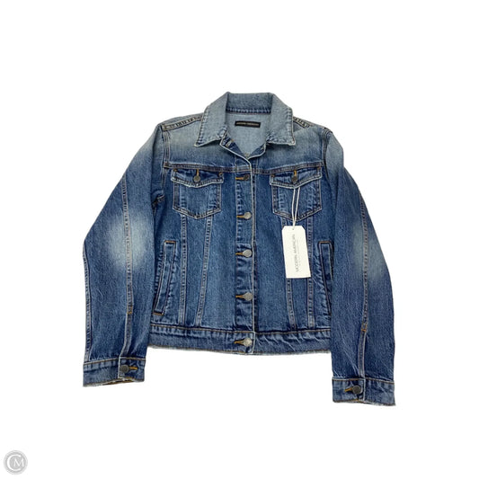 Jacket Denim By Modern American In Blue Denim, Size: M