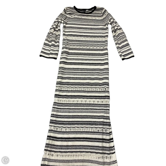 Dress Sweater By Divided In Black & White, Size: Xs