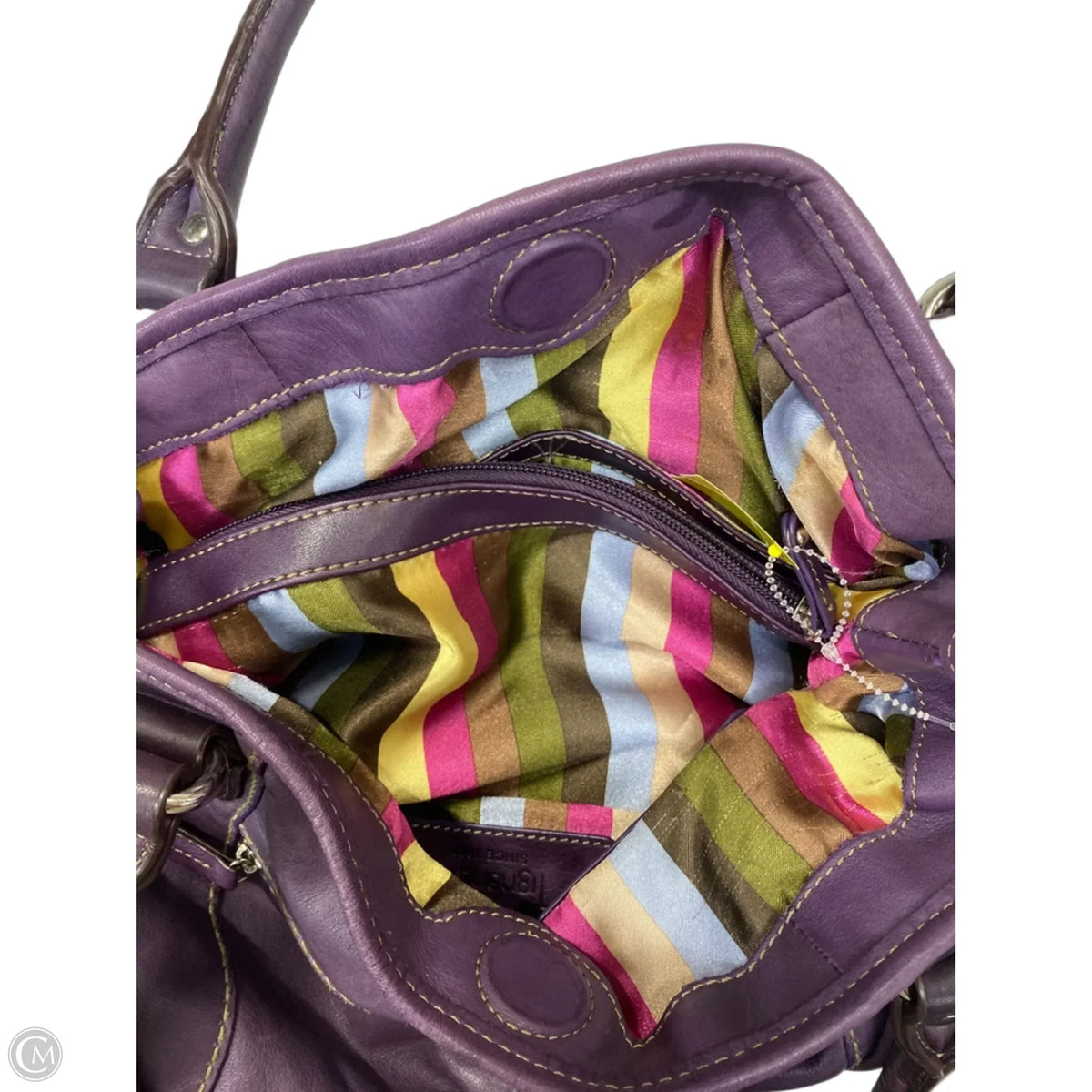 Handbag Leather By Tignanello  Purses, Size: Large