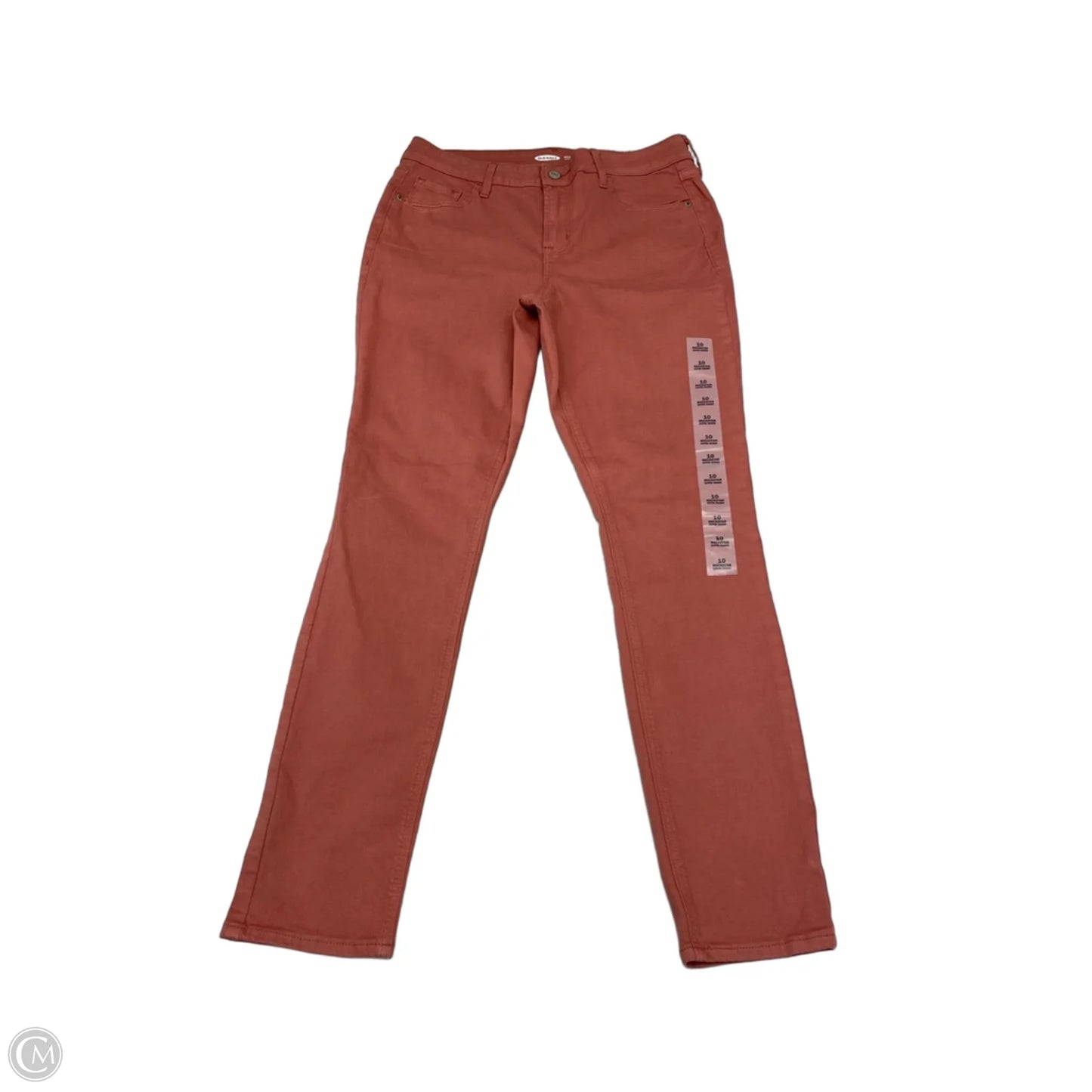 Jeans Skinny By Old Navy In Peach, Size: 10