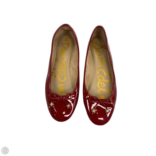 Shoes Flats By Sam Edelman In Red, Size: 9.5