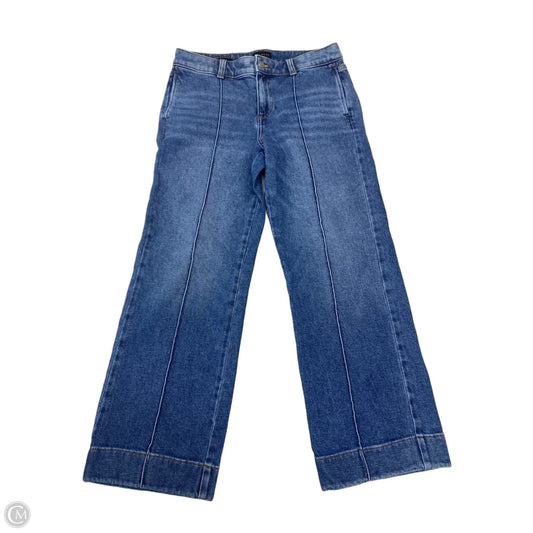 Jeans Wide Leg By Talbots In Blue, Size: 4p