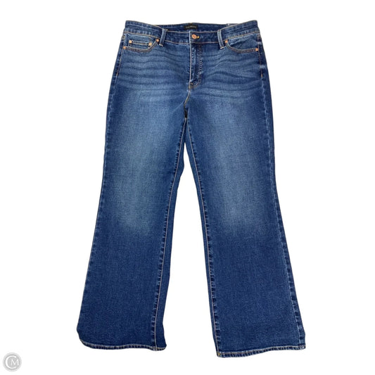 Jeans Boot Cut By Talbots In Blue, Size: 14p