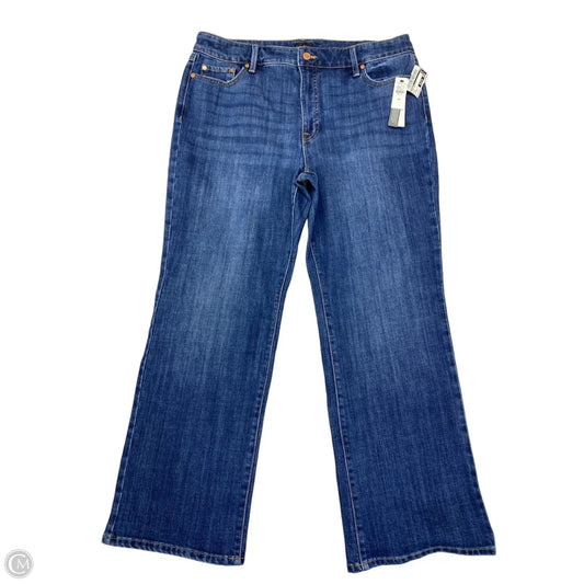 Jeans Boot Cut By Talbots In Blue, Size: 14p