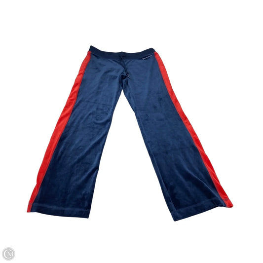 Pants Lounge By Juicy Couture In Blue & Red, Size: L