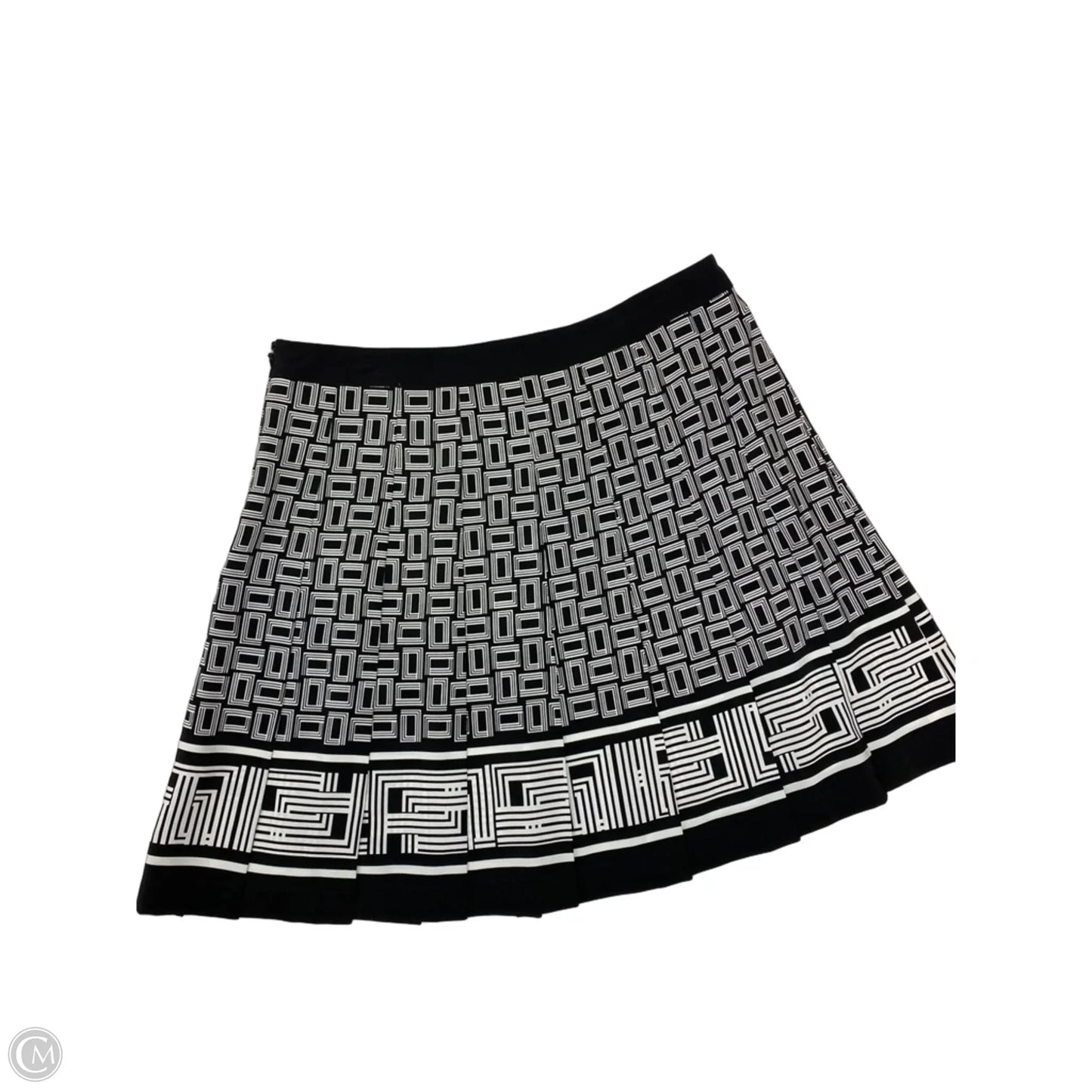 Skirt Designer By Karl Lagerfeld In Black & White, Size: 10