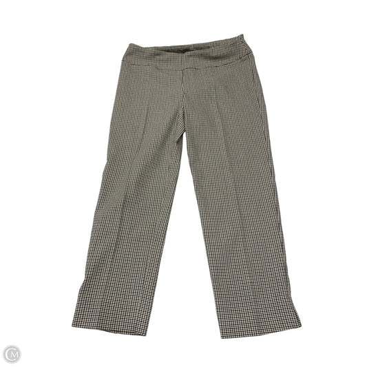 Pants Dress By Zac And Rachel In Checkered Pattern, Size: 14