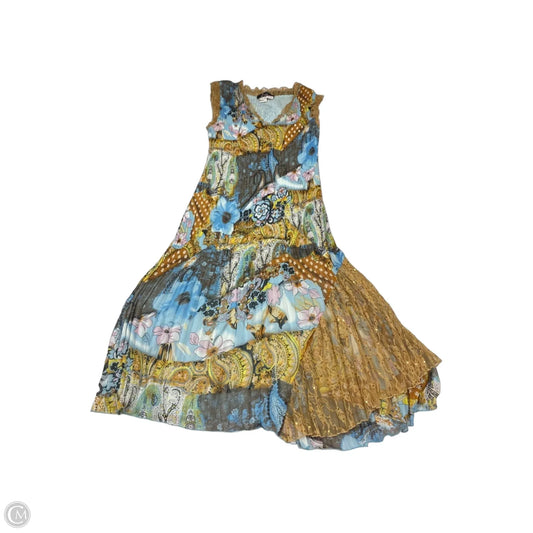 Dress Casual Midi By Clothes Mentor In Multi-colored, Size: S