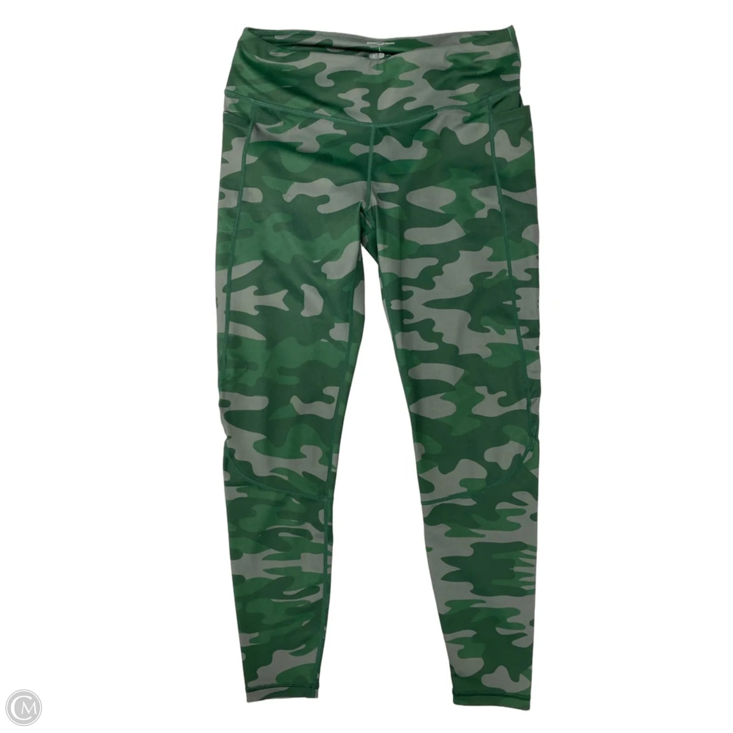 Athletic Leggings By Clothes Mentor In Green & Grey, Size: L