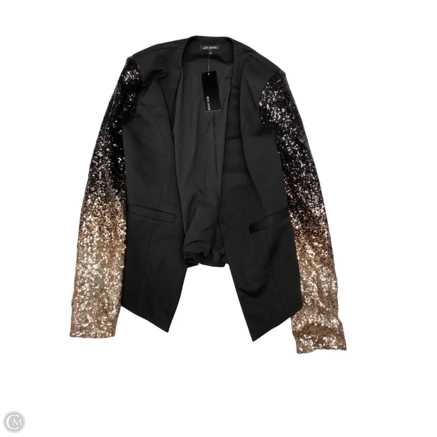Blazer By Clothes Mentor In Black, Size: M