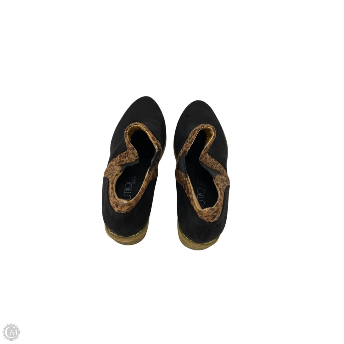 Boots Ankle Heels By Boutique + In Black, Size: 7