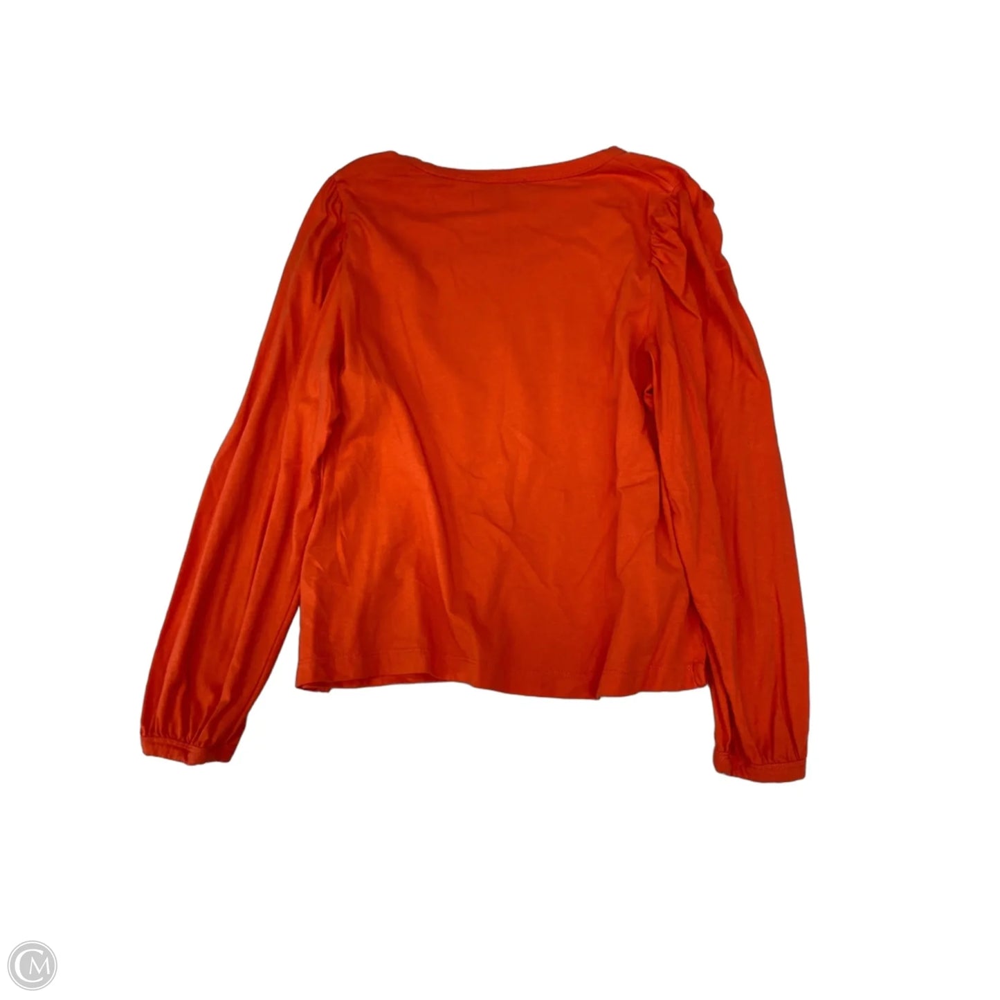 Top Long Sleeve By J. Crew In Orange, Size: M