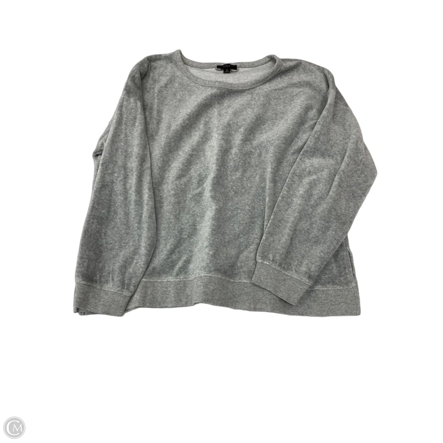 Sweatshirt Crewneck By J. Crew In Grey, Size: M