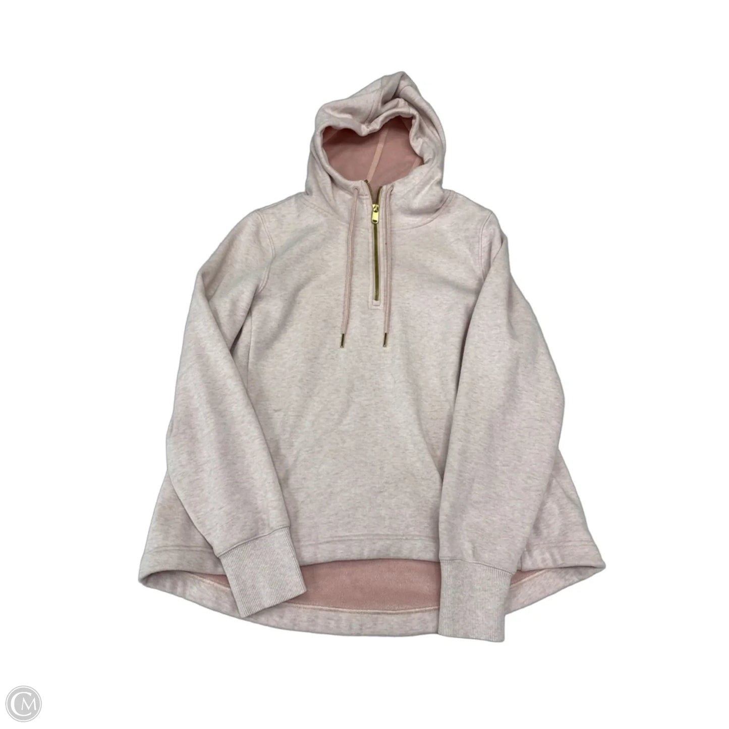 Sweatshirt Hoodie By Athleta In Pink, Size: M