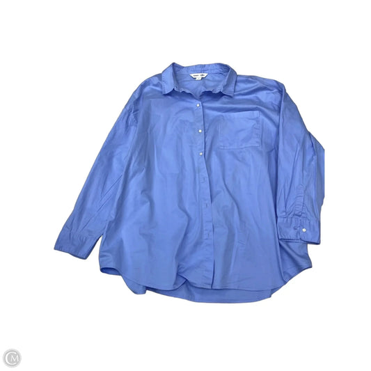 Top Long Sleeve By Old Navy In Blue, Size: Xl