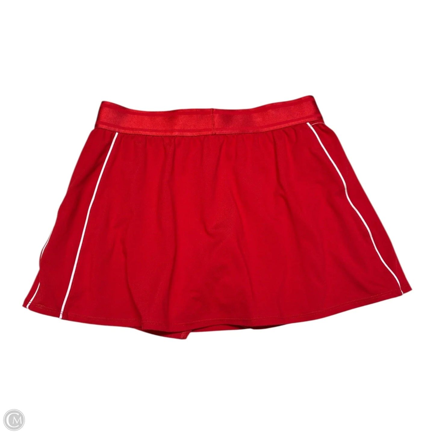 Athletic Skort By Nike In Red, Size: M