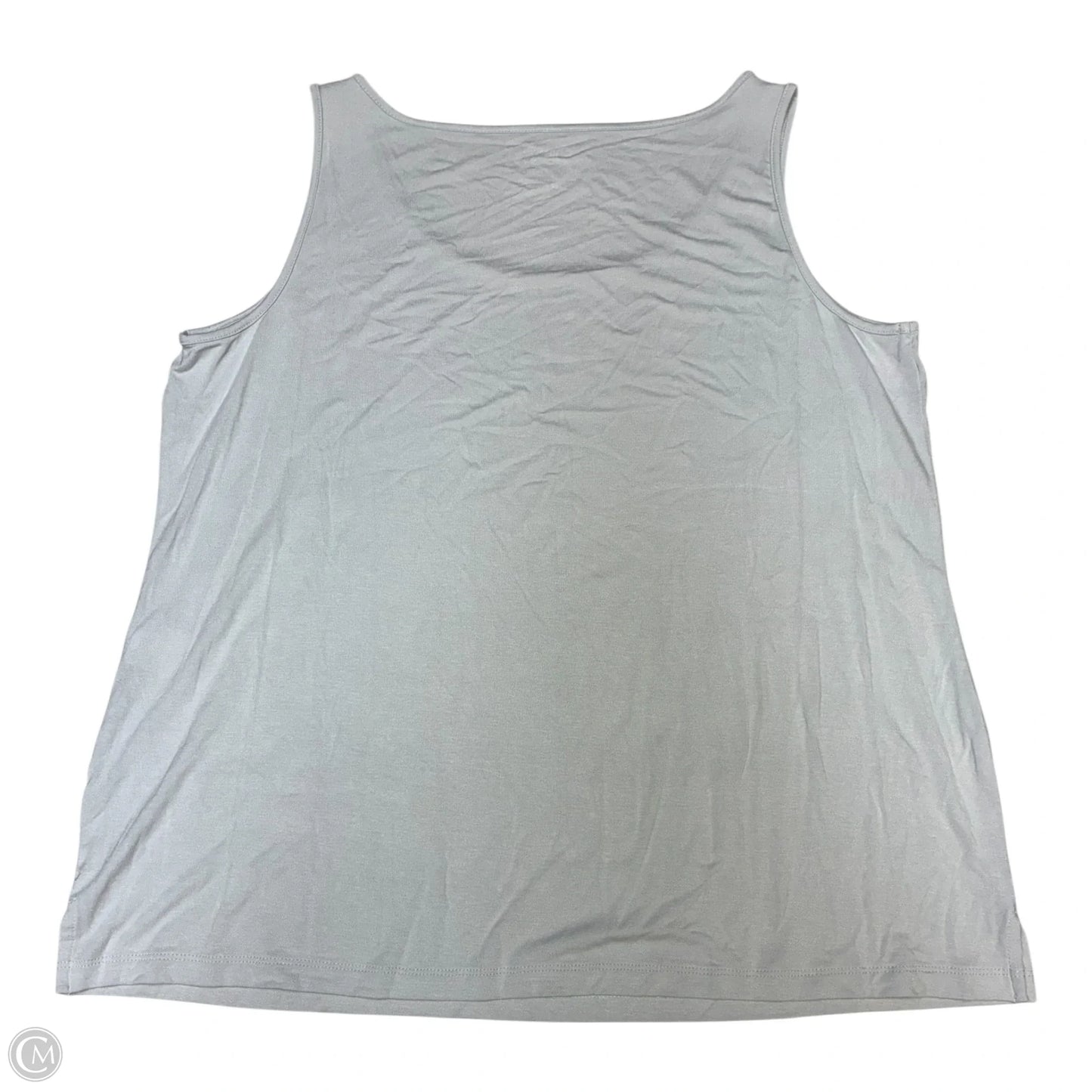 Tank Top By Chicos In Grey, Size: L