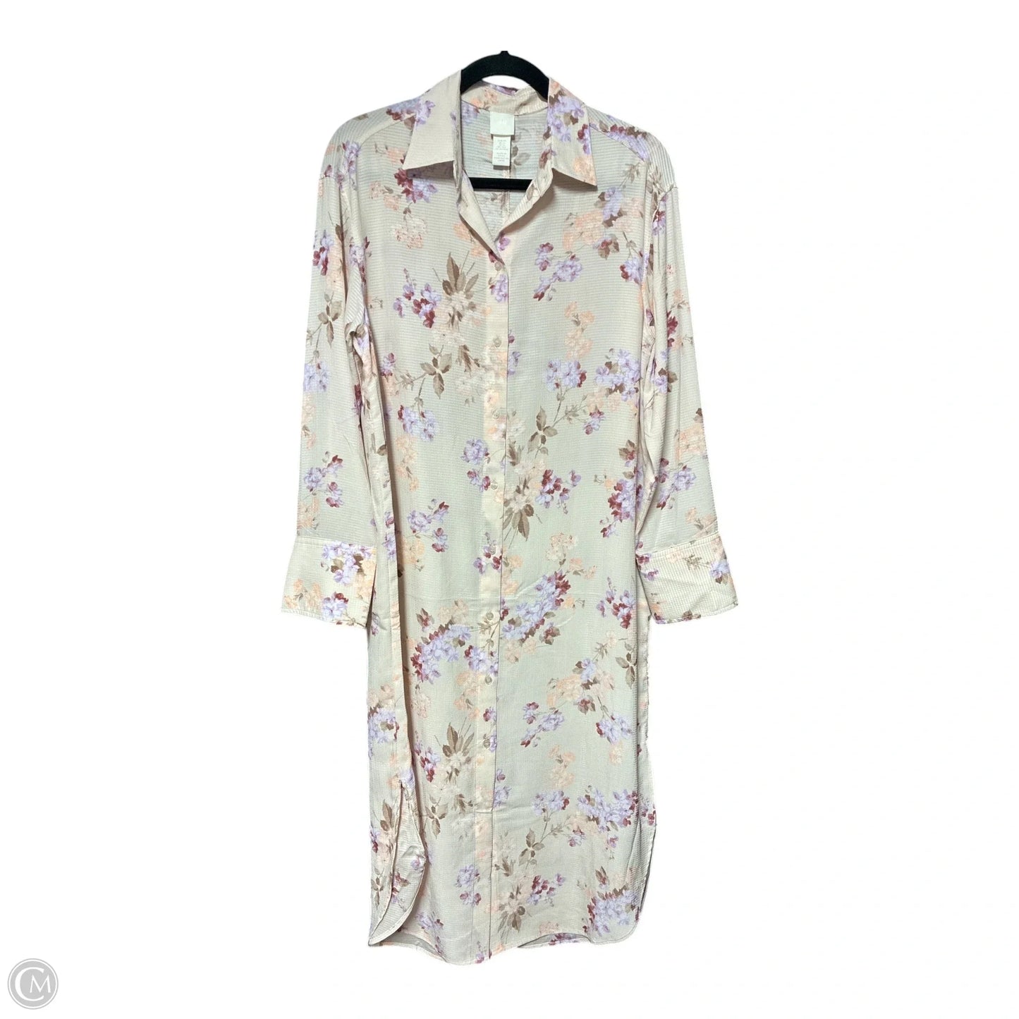 Dress Casual Maxi By H&m In Black & Cream, Size: Xs