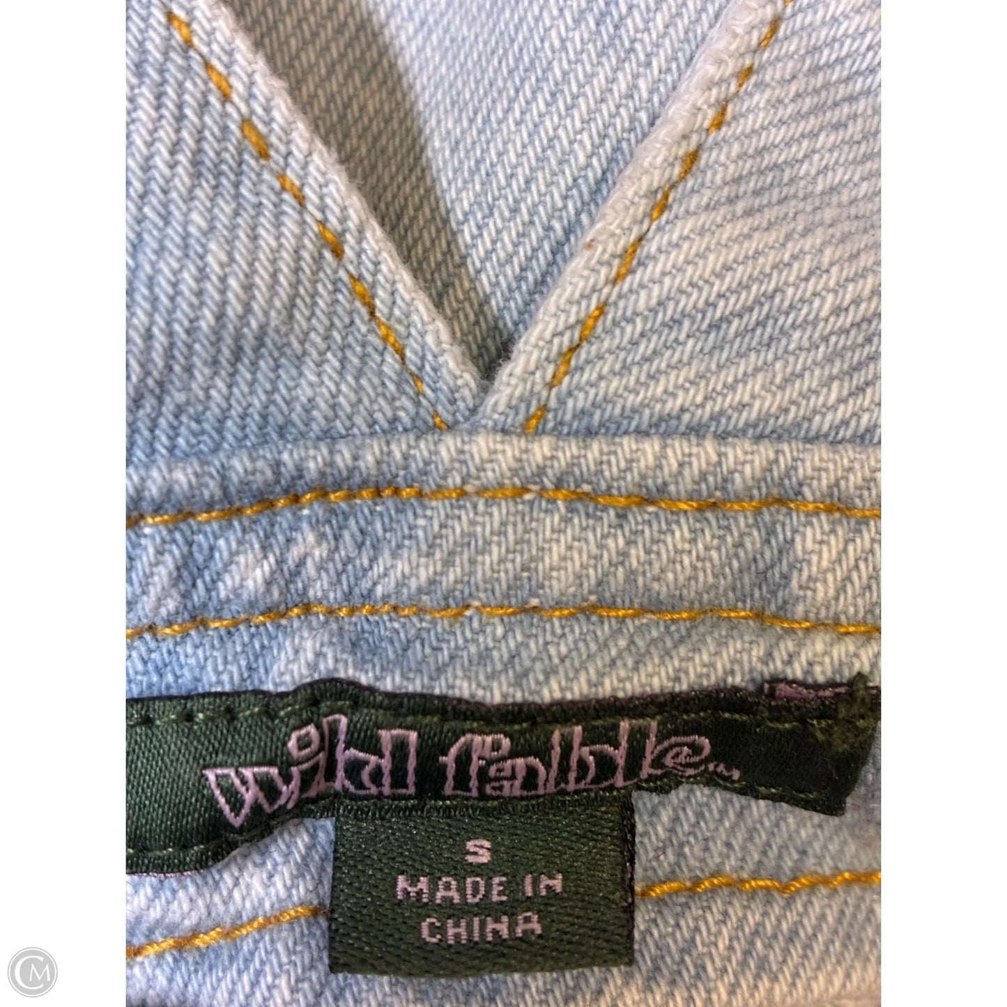 Dress Casual Short By Wild Fable In Blue Denim, Size: S