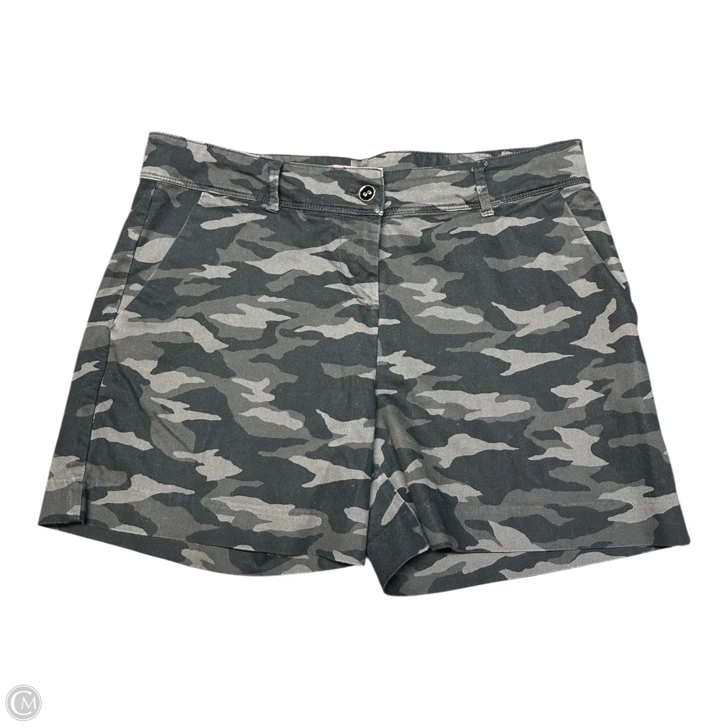 Shorts By Isaac Mizrahi In Camouflage Print, Size: 14