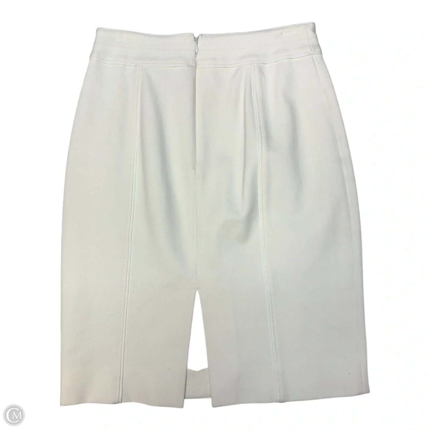 Skirt Midi By White House Black Market In Cream, Size: 2
