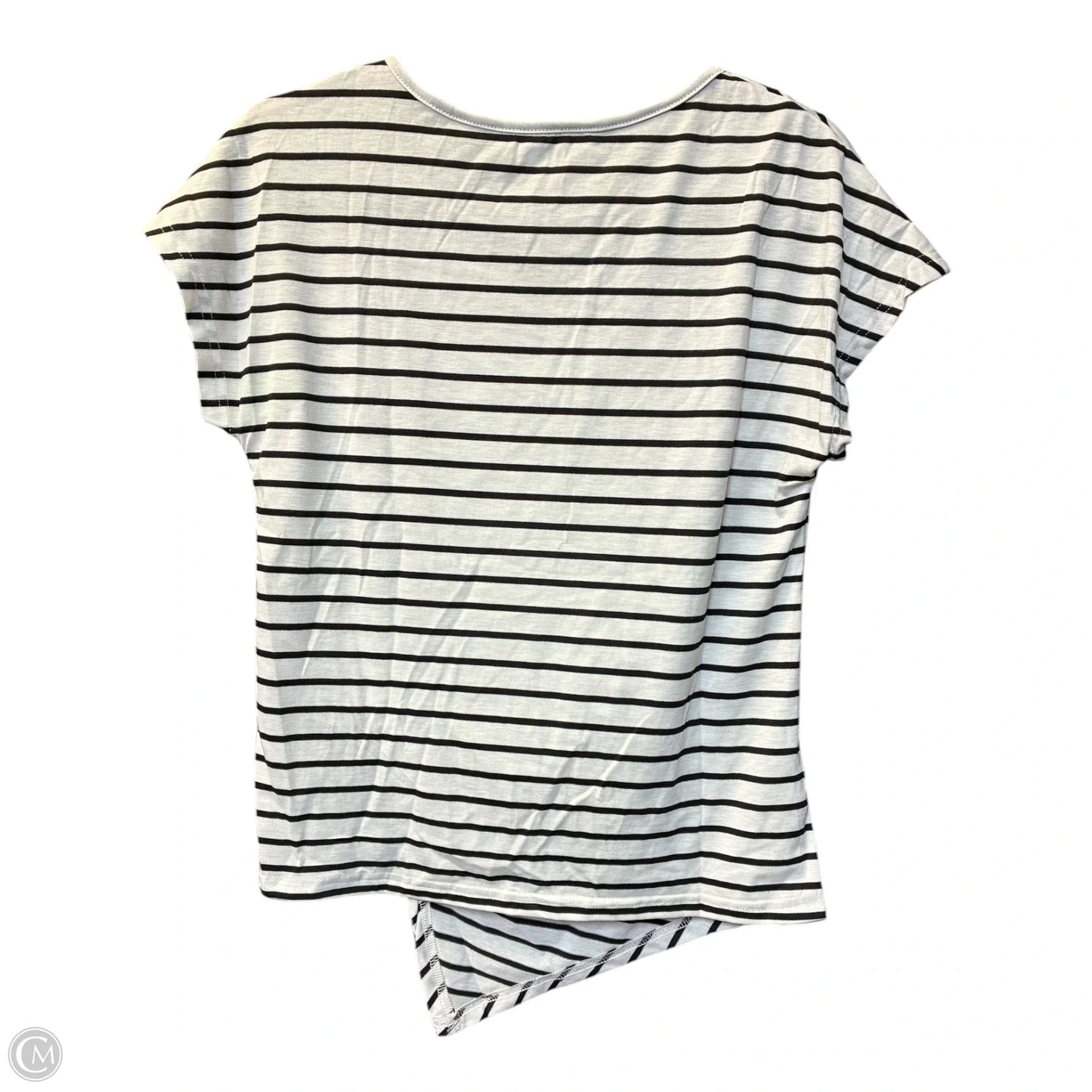 Top Short Sleeve By Cmf In Striped Pattern, Size: M