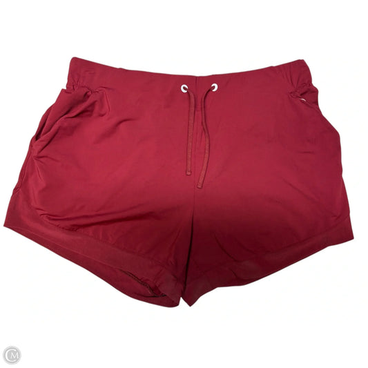 Athletic Shorts By Avia In Red, Size: L