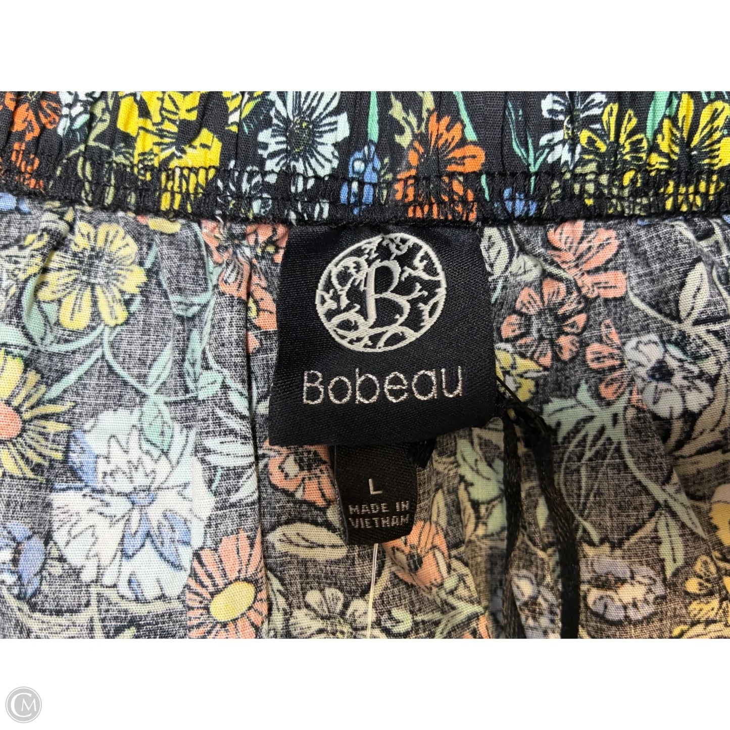 Dress Casual Short By Bobeau In Floral Print, Size: L