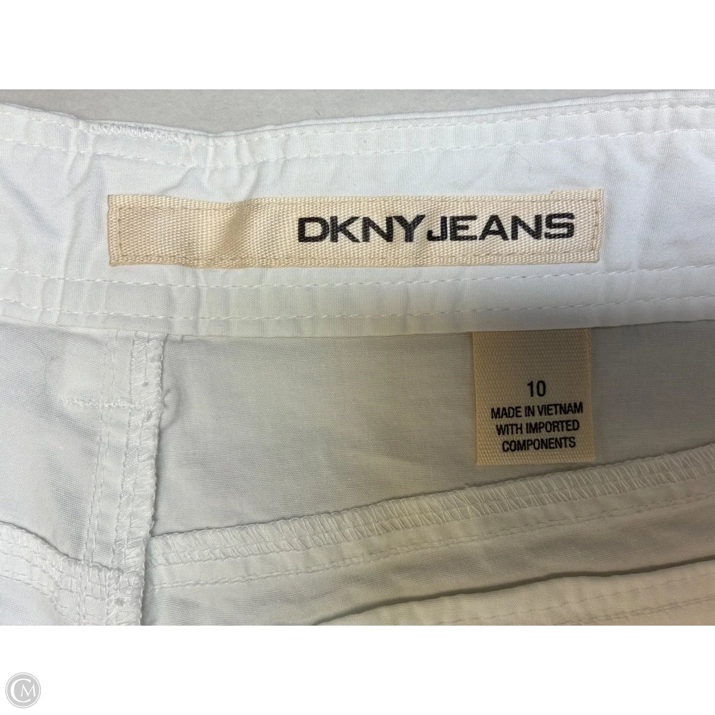 Shorts By Dkny In White, Size: 10