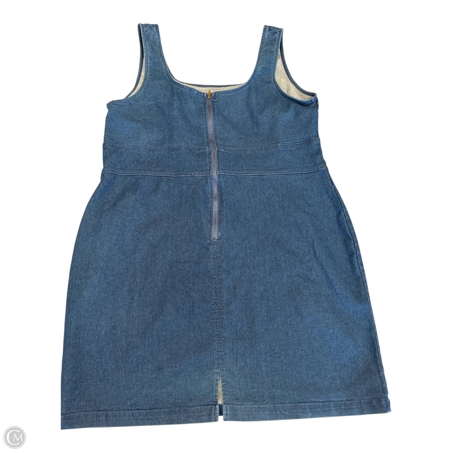 Dress Casual Short By Derek Heart In Blue Denim, Size: 2x