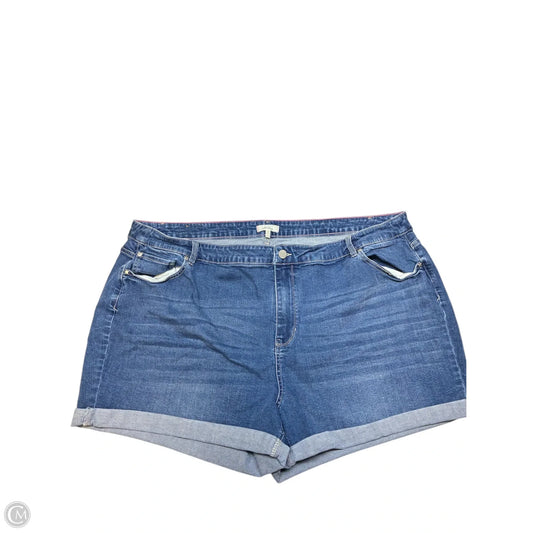 Shorts By Joules In Blue Denim, Size: 22