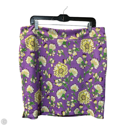 Skort By Greg Norman In Purple, Size: 14