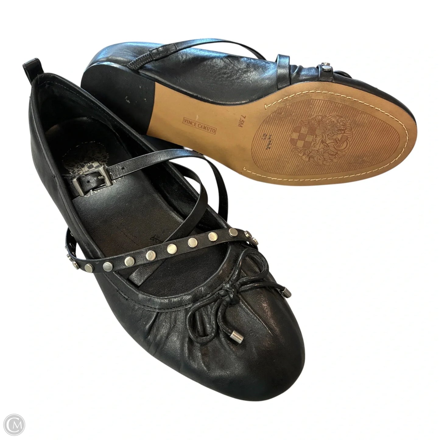 Shoes Flats By Vince Camuto In Black, Size: 7.5