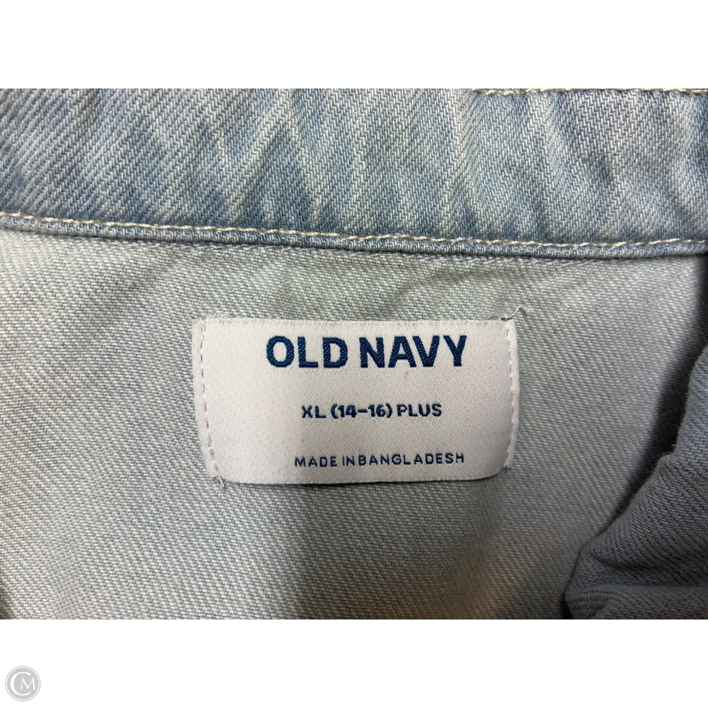 Dress Casual Short By Old Navy In Blue Denim, Size: Xl