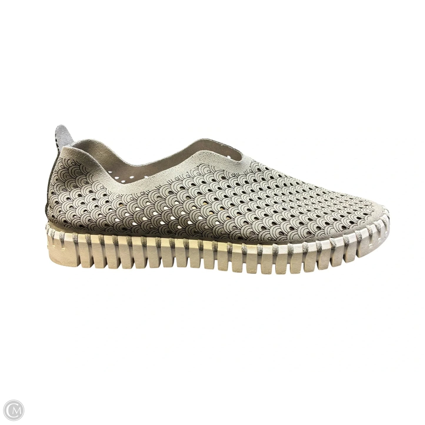 Shoes Flats By Clothes Mentor In Grey, Size: 7.5