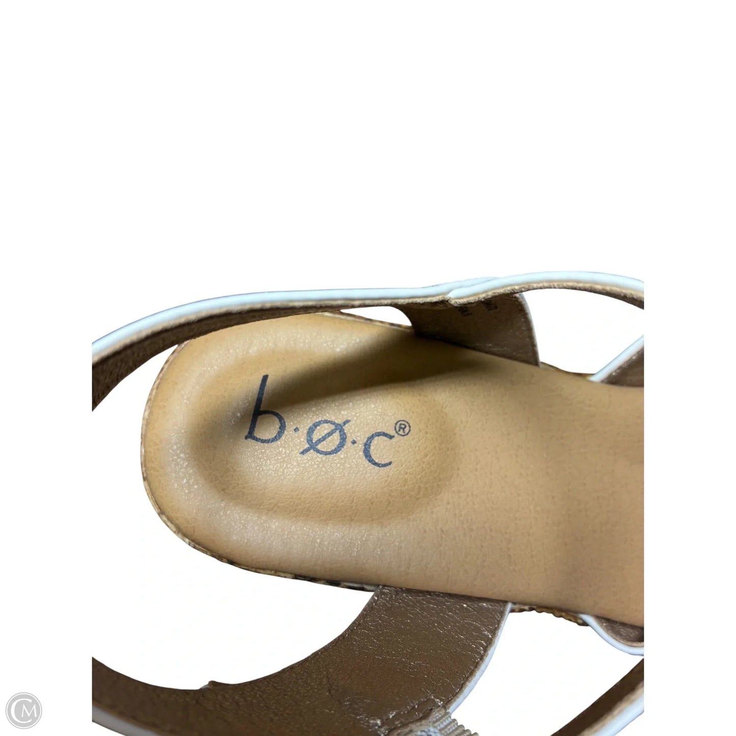 Sandals Heels Block By Boc In White, Size: 9