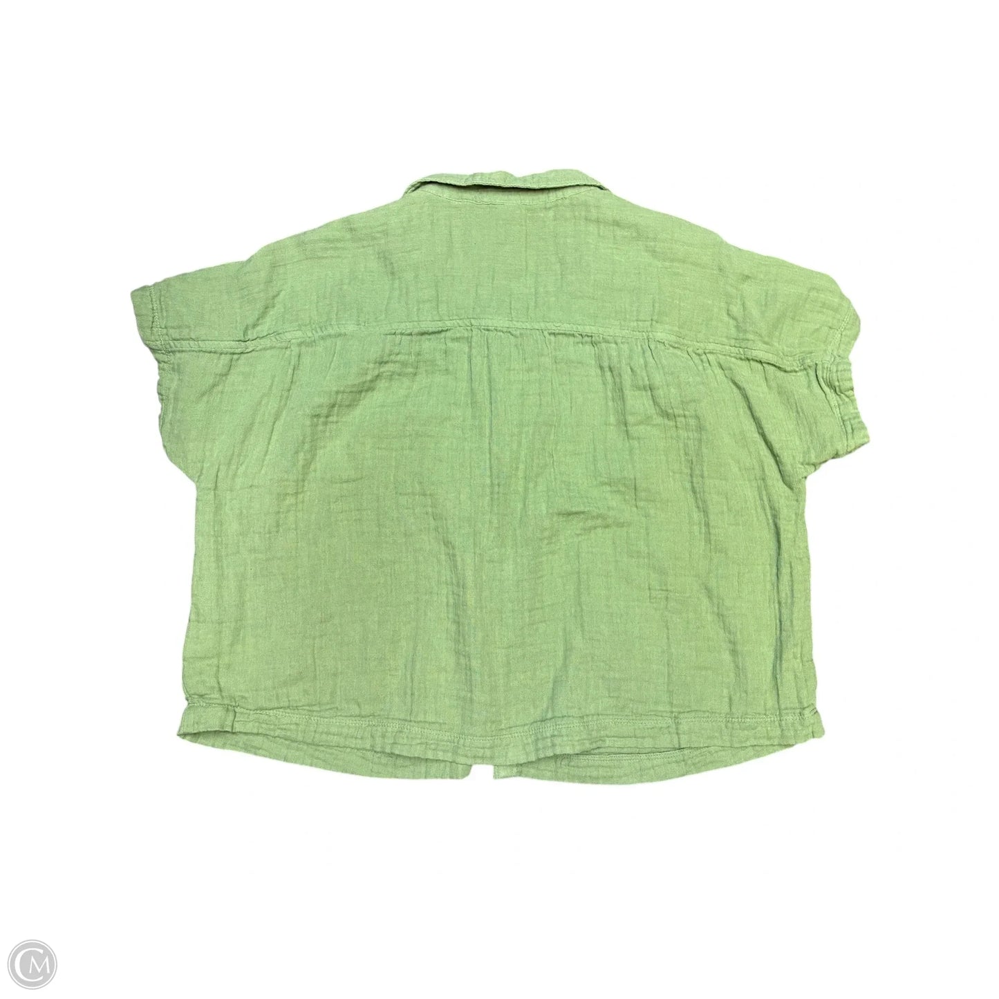 Top Short Sleeve By Old Navy In Green, Size: S