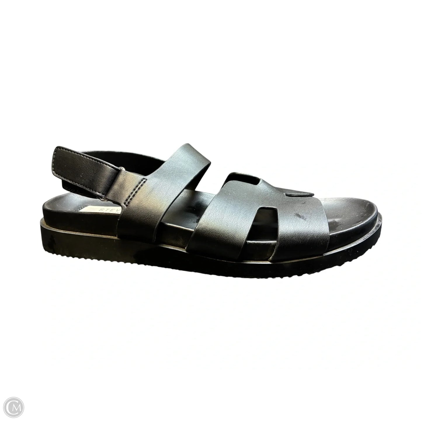 Sandals Flats By Steve Madden In Black, Size: 7