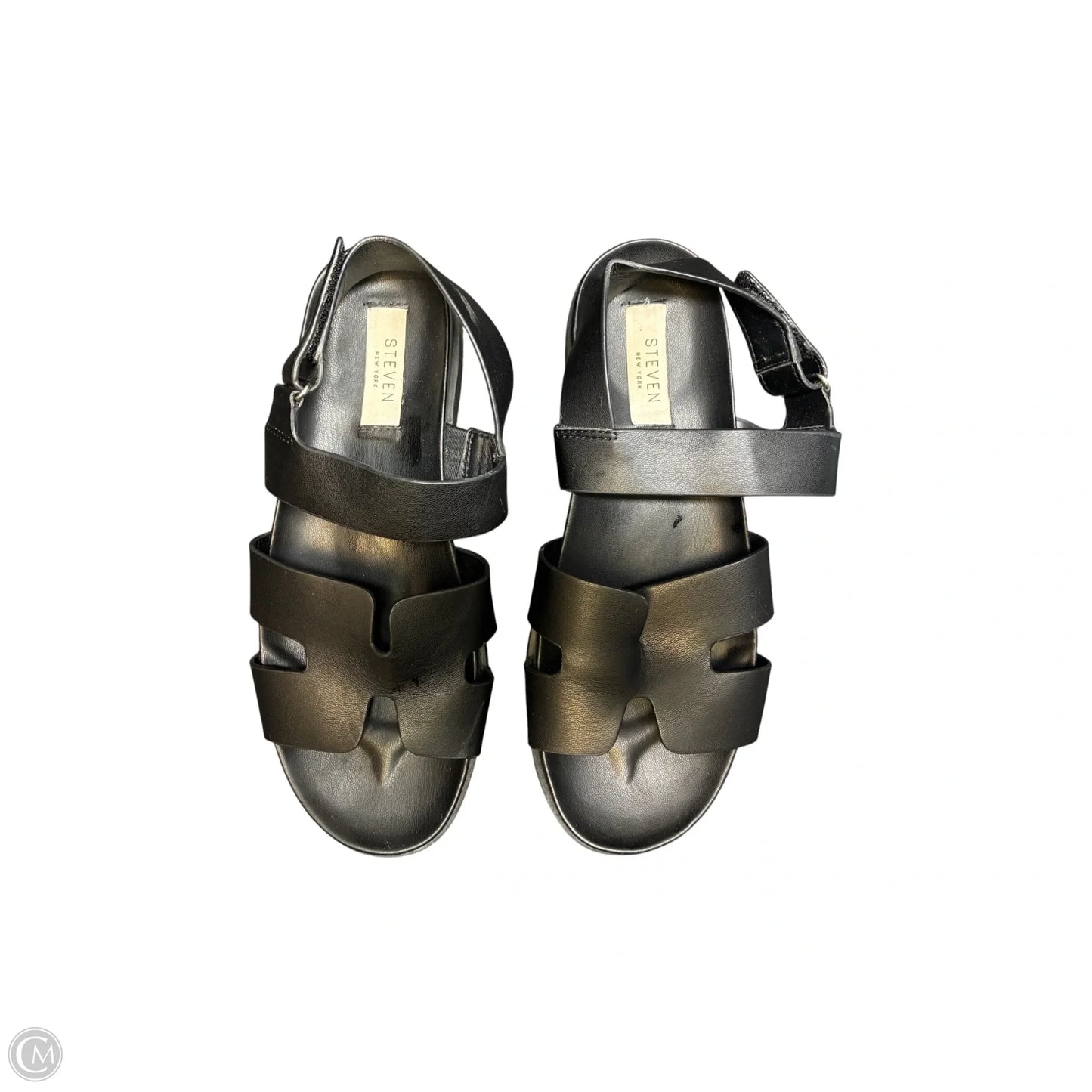 Sandals Flats By Steve Madden In Black, Size: 7
