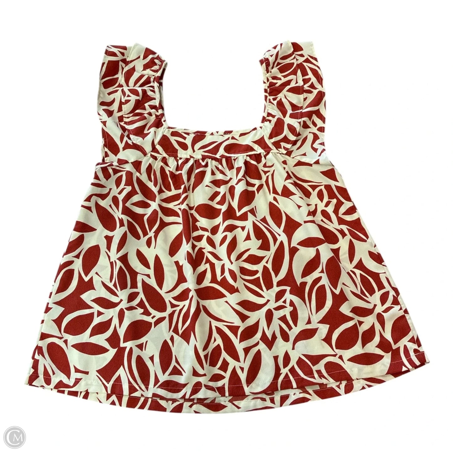 Blouse Sleeveless By Sanctuary In Red & White, Size: Xs