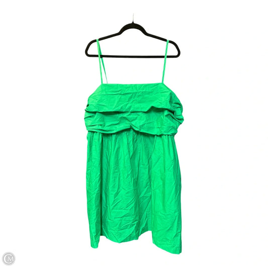 Dress Casual Short By A New Day In Green, Size: Xxl