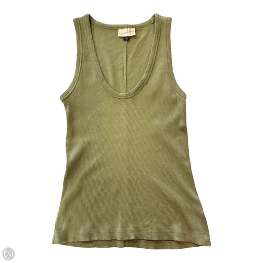 Top Sleeveless Basic By Universal Thread In Green, Size: M