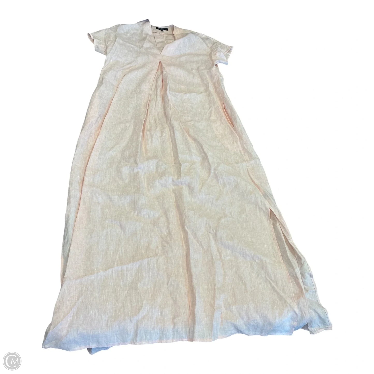 Dress Designer By Lafayette 148 In Peach, Size: Sp