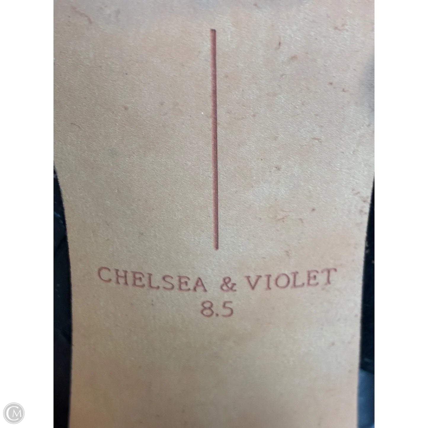 Boots Mid-calf Heels By Chelsea And Violet In Black, Size: 8.5