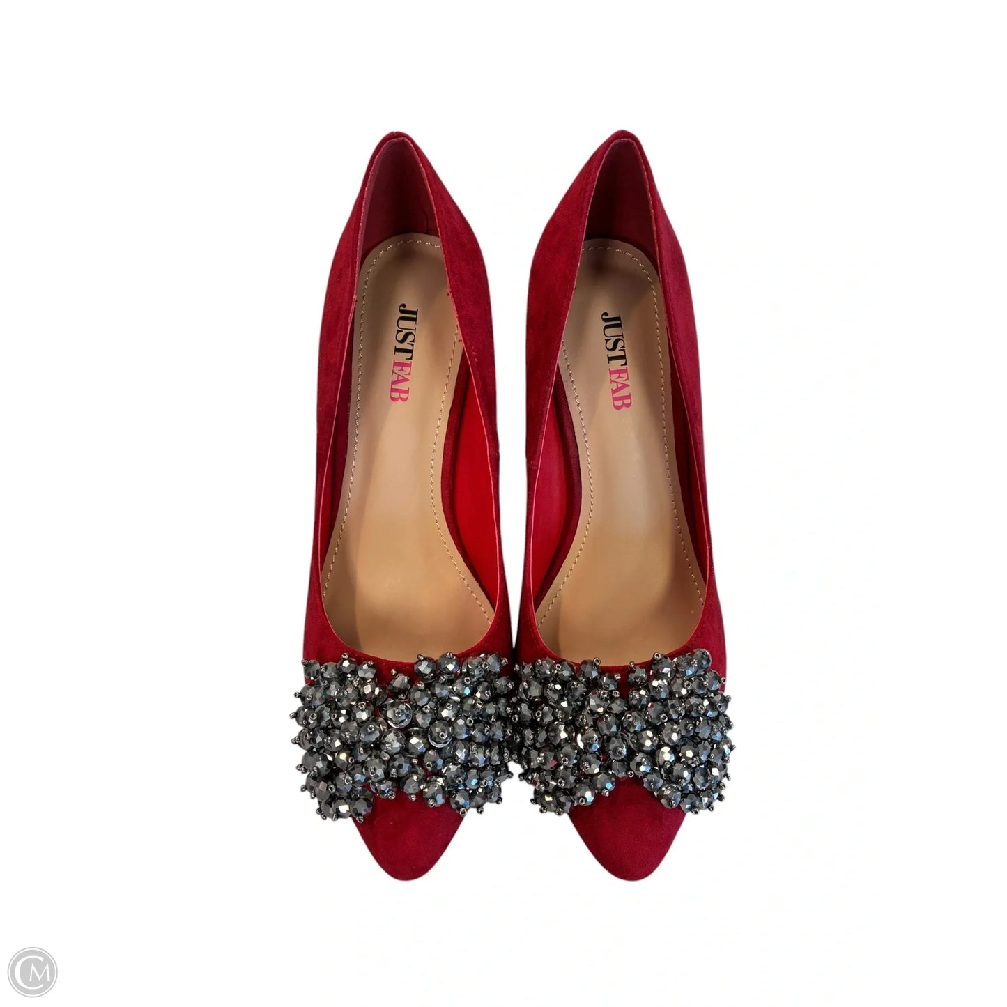 Shoes Heels Stiletto By Just Fab In Red, Size: 7