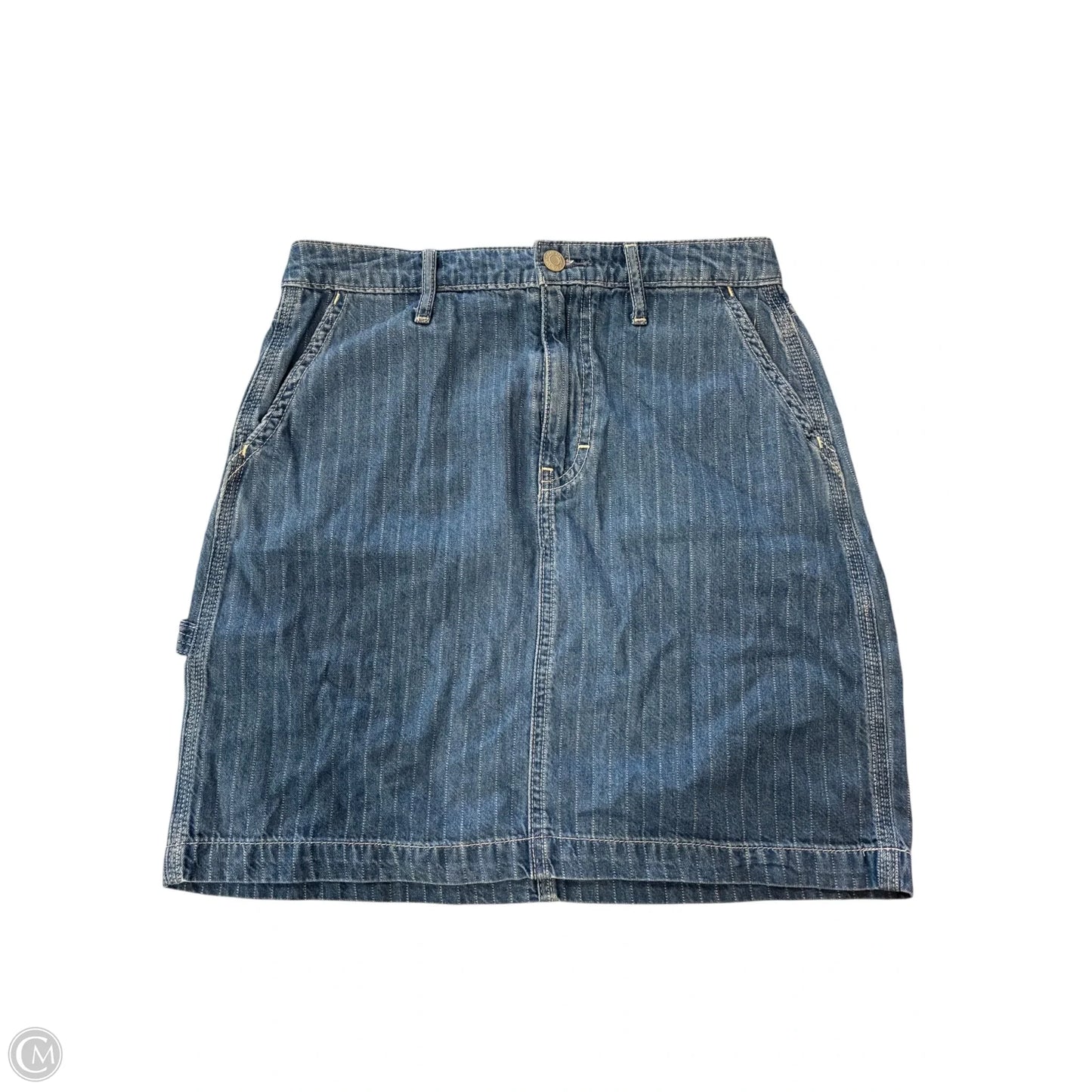 Skirt Mini & Short By Gap In Blue Denim, Size: 2