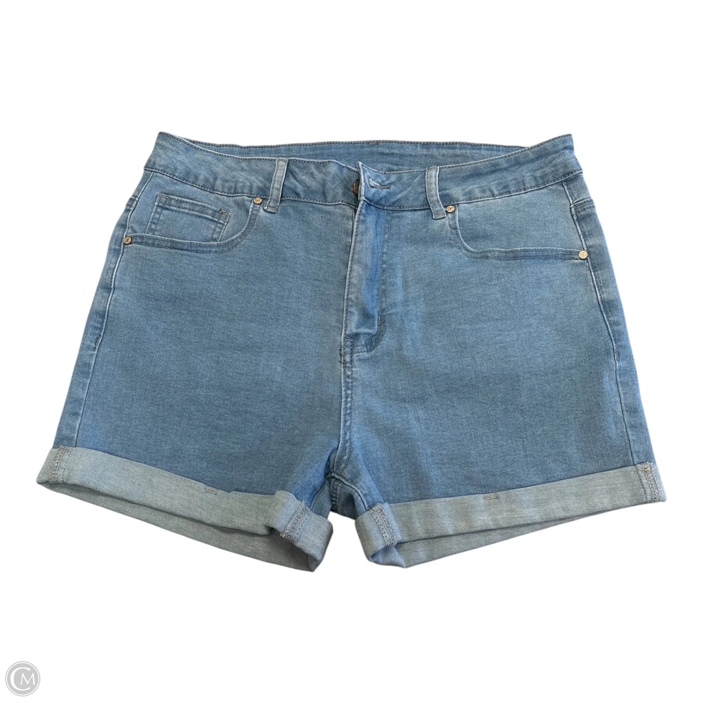 Shorts By Cmf In Blue Denim, Size: 12