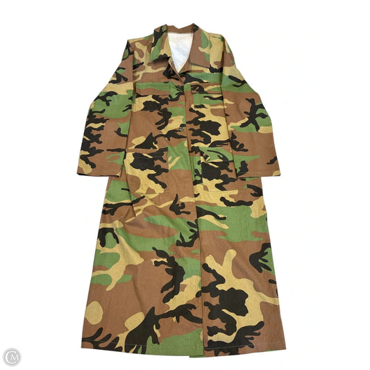Dress Casual Midi By Cmf In Camouflage Print, Size: Xxl