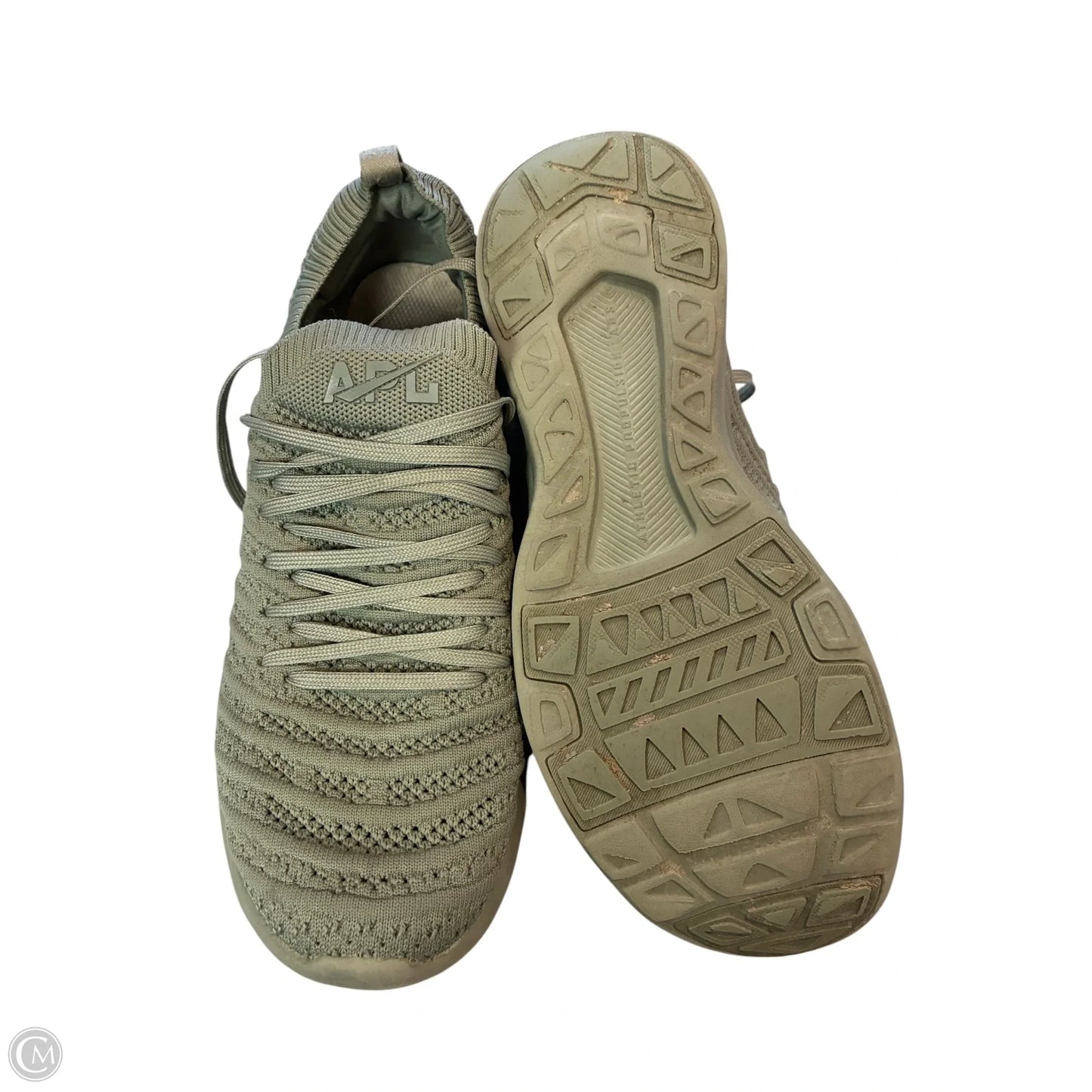 Shoes Designer By Apl In Green, Size: 9