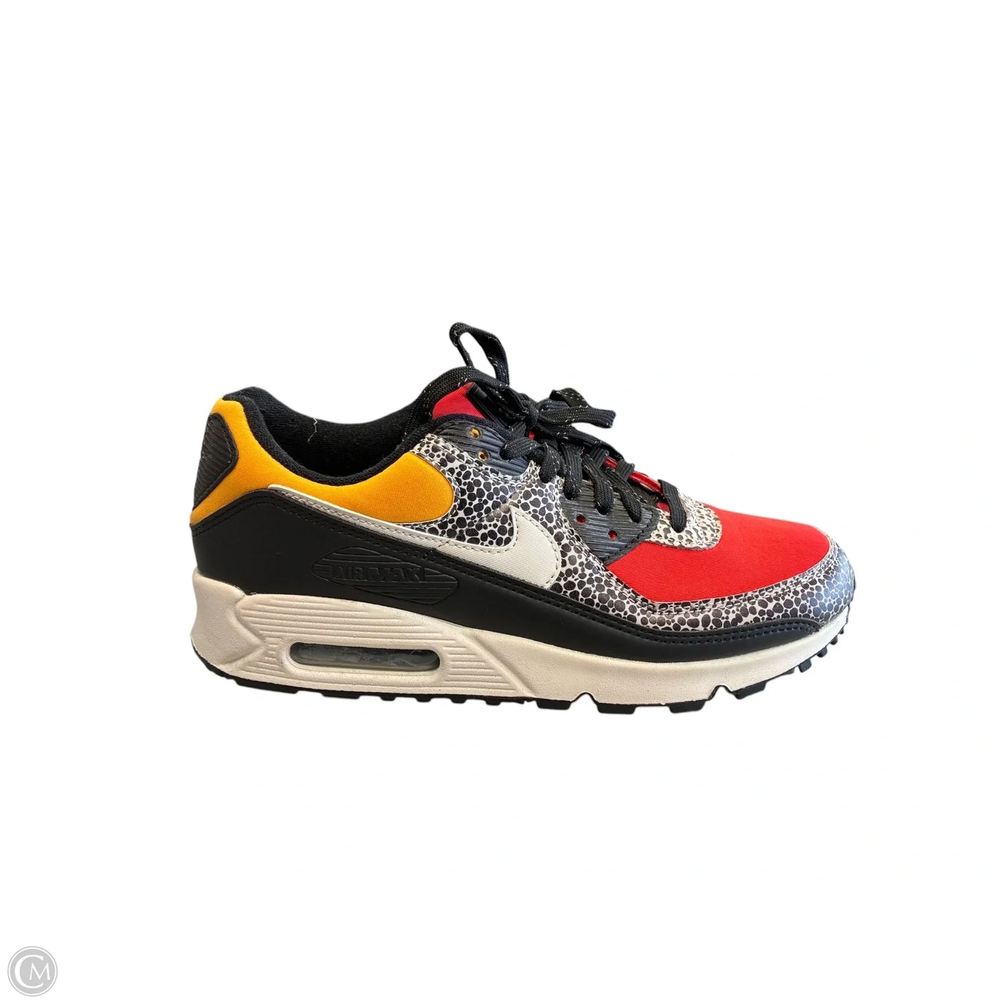 Shoes Sneakers By Nike In Black & Red, Size: 9